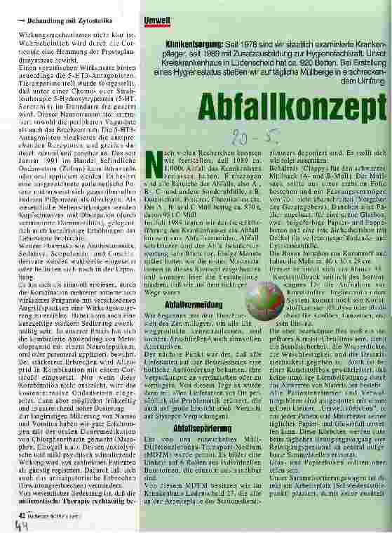 Vorschauseite 3: Behandlung mit Zytostatika 2. Teil Therapie bei Übelkeit und Erbrechen
