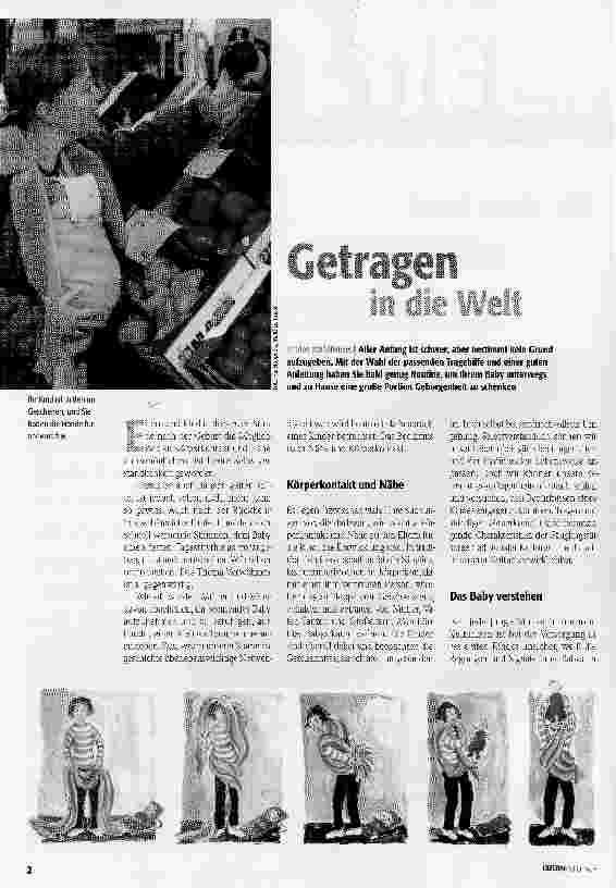 Vorschauseite 1: Getragen in die Welt