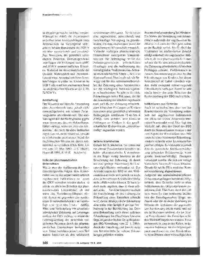 Vorschauseite 3: Neue Entwicklungen bei der Verordnung im Off-Label-Use