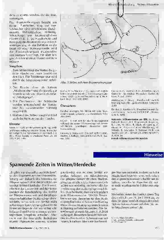 Vorschauseite 3: Zufütterungstechniken für gestillte SäuglingeEmpfehlung der Nationalen Stillkommission am Bundesinstitut für Risikobewertung