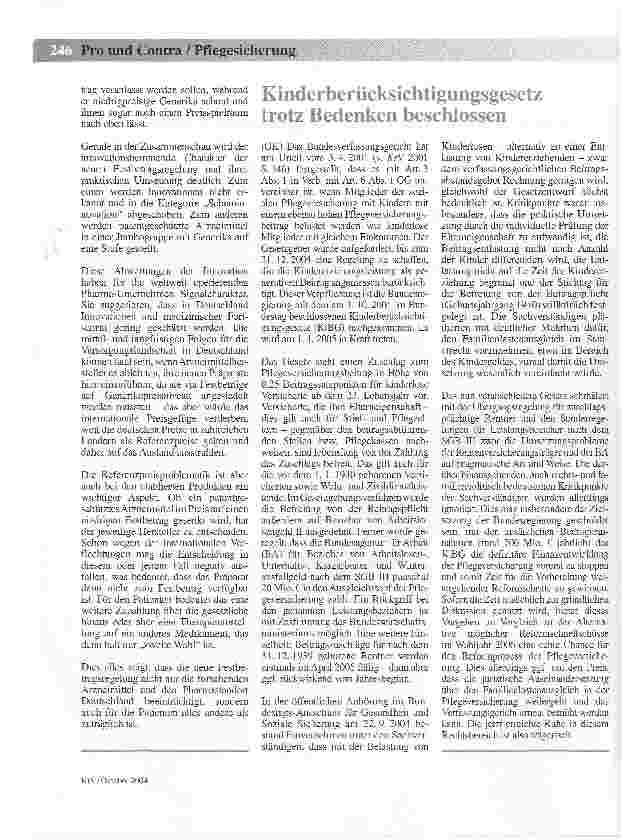 Vorschauseite 2: Arzneimittel-Festbeträge in der DiskussionContra: Neue Festbeträge treffen Arzneimittelinnovationen
