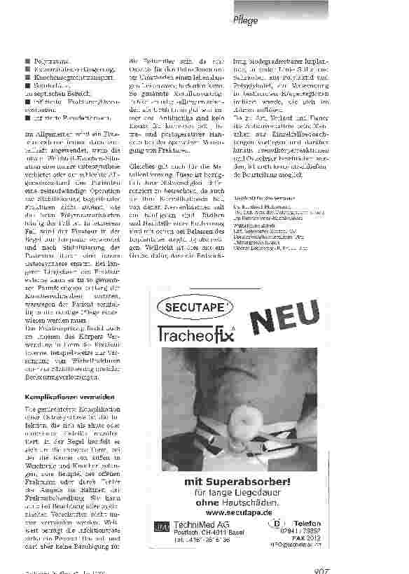Vorschauseite 3: Der Knochenbruch und seine Behandlung2. Teil: Methoden der Osteosynthese