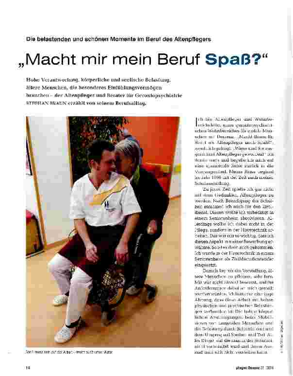 Vorschauseite 1: Macht mir mein Beruf Spaß?