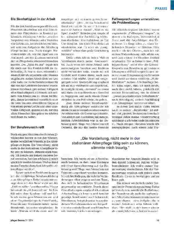 Vorschauseite 2: Macht mir mein Beruf Spaß?