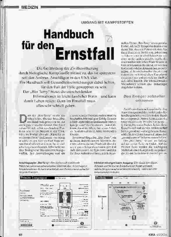 Vorschauseite 1: Umgang mit Kampfstoffen Handbuch für den Ernstfall