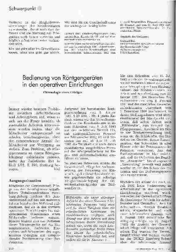 Vorschauseite 4: 30 Monate Gewerkschaft Pflege