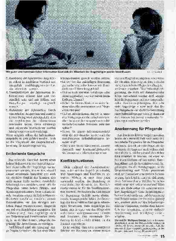 Vorschauseite 2: Gezielte Schulung und Beratung - Angehörigenintegration