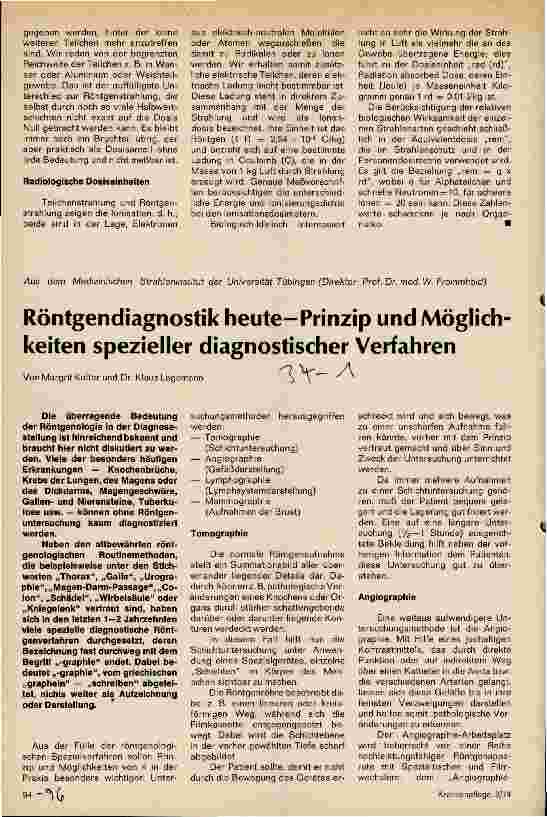 Vorschauseite 3: Physikalische Grundlagen der in der Medizin verwendeten energiereichen Strahlen