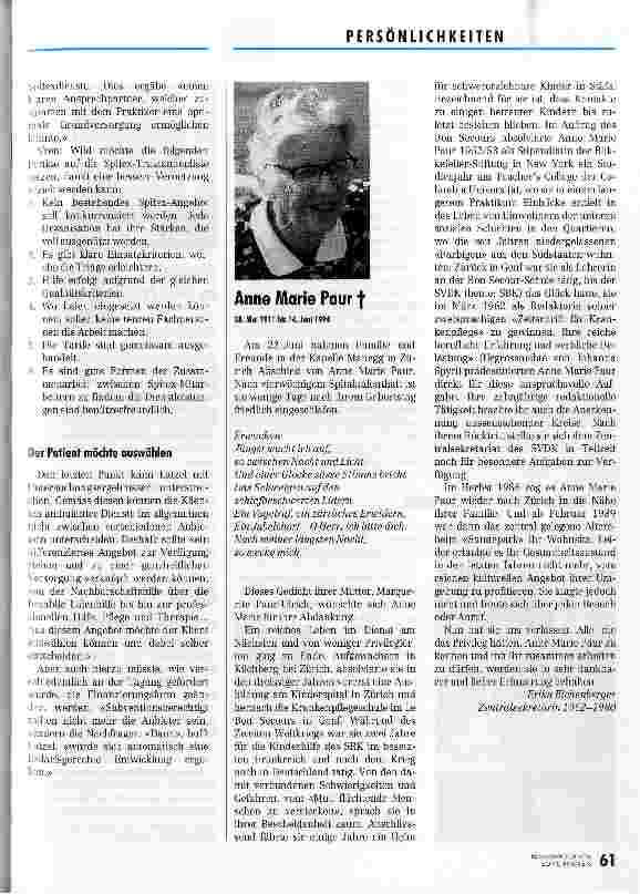 Vorschauseite 4: Zusammenarbeit in der Spitex: Ein Dauerthema Fachtagung Hilfe und Pflege zu Hause