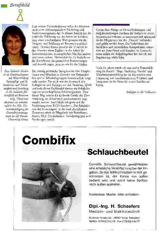 Vorschauseite 2: Fachweiterbildung zur Stomatherapeutin - und dann?