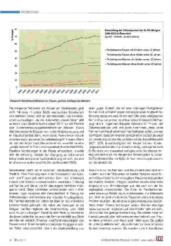 Vorschauseite 3: Die Vereinbarkeit von Familie und Beruf zwischen Individualisierung und Tradition
