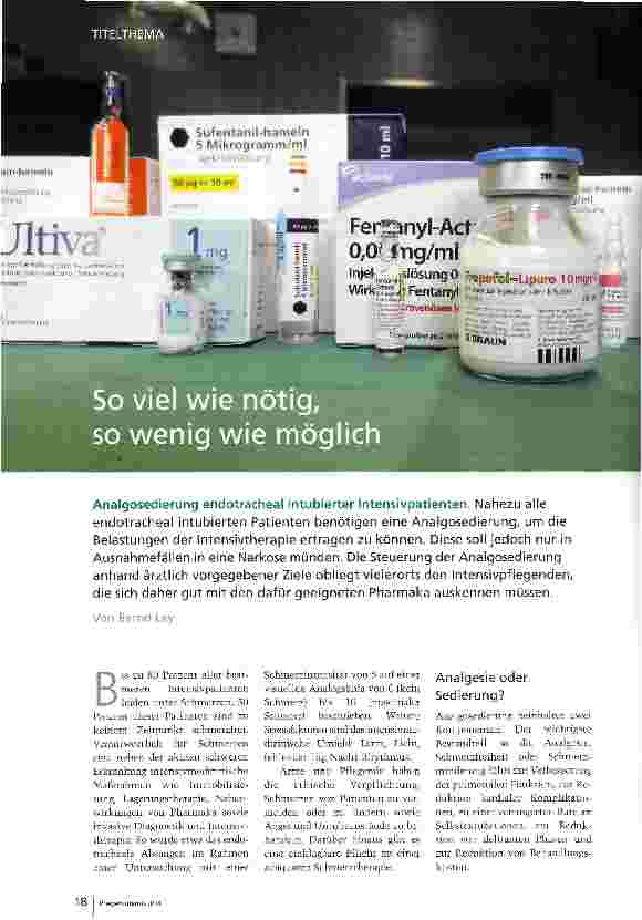 Vorschauseite 1: So viel wie nötig, so wenig wie möglich
