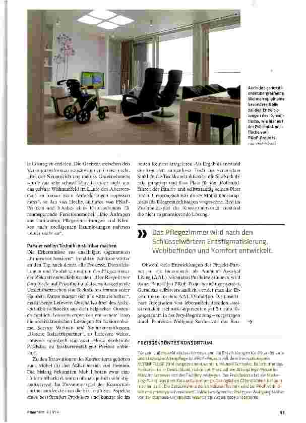 Vorschauseite 2: Privatheit im Pflegezimmer