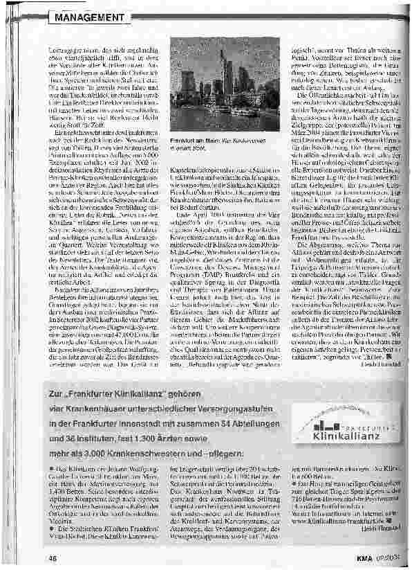 Vorschauseite 3: Frankfurter Eintracht Kooperationen