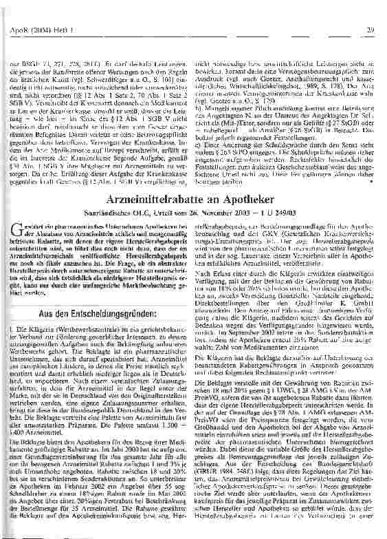 Vorschauseite 4: Zur Abgrenzung von Untreue und Betrug gegenüber Krankenkasse und Apotheker beim Bezug kassenärztlich verordneter, aber nicht notwendiger Medikamente BGH, Beschluss vom 25. Novembe…