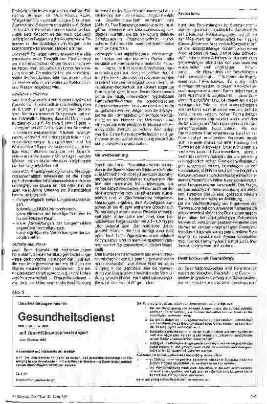 Vorschauseite 2: Eigenschaften und Nebenwirkungen von Formaldehyd