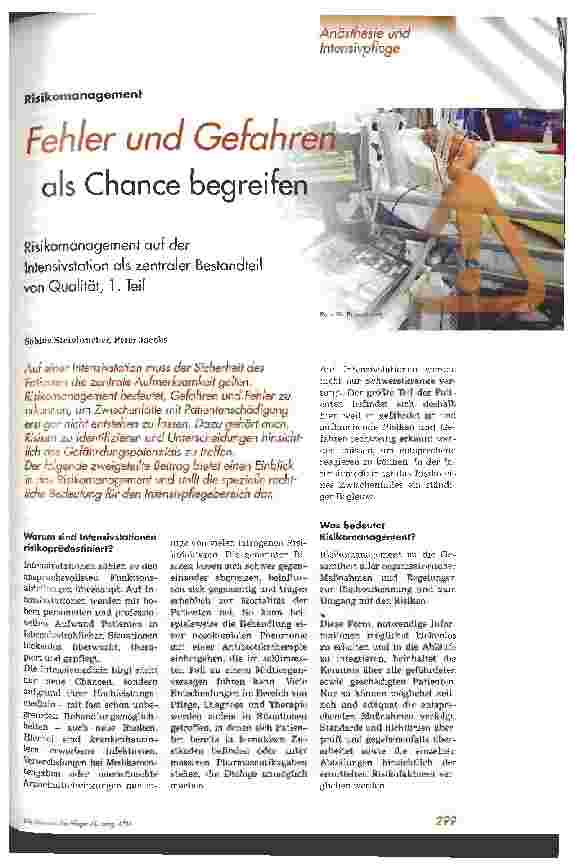 Vorschauseite 1: Fehler und Gefahren als Chance begreifen Teil 1