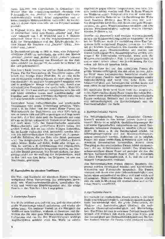 Vorschauseite 3: Bekleidungshygienische Fragen unter besonderer Berücksichtigung der synthetischen Textilfasern