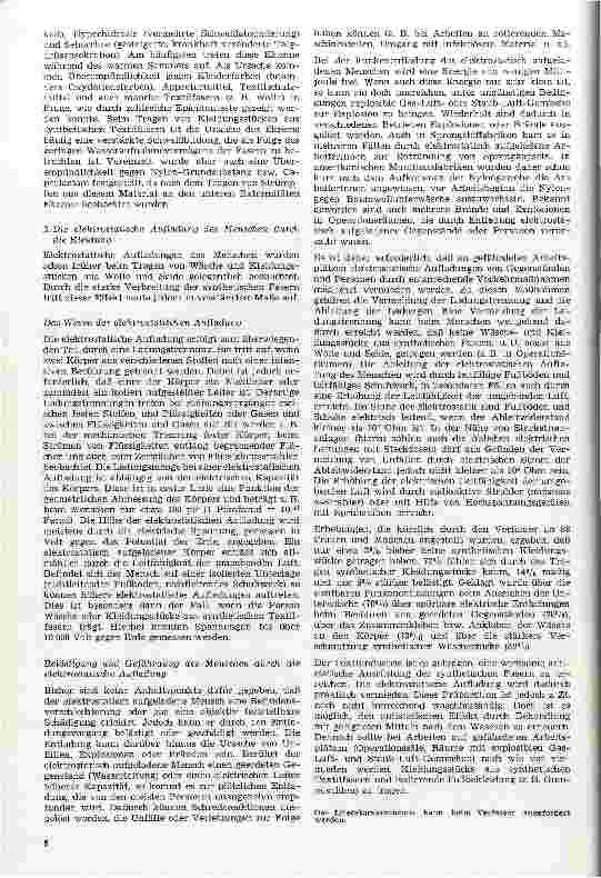 Vorschauseite 5: Bekleidungshygienische Fragen unter besonderer Berücksichtigung der synthetischen Textilfasern