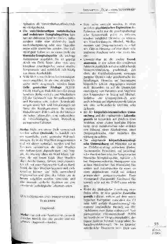 Vorschauseite 5: LEITSYMPTOM DELIR - AKUTE VERWIRRTHEIT