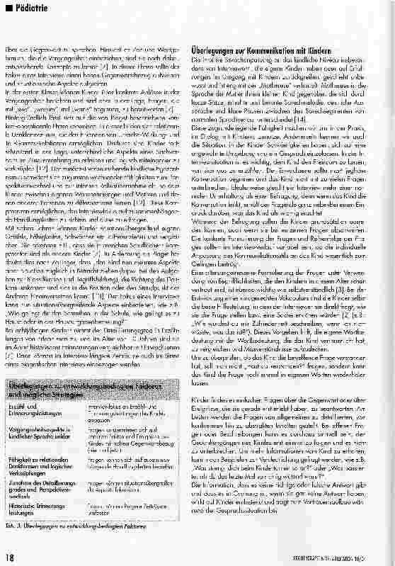 Vorschauseite 4: Kinder zu Wort kommen lassenTeil I: Durchführung qualitativer Interviews mit Kindern