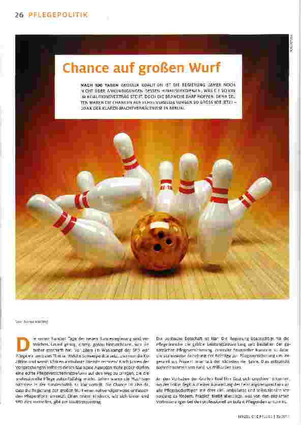 Vorschauseite 1: Chance auf großen Wurf
