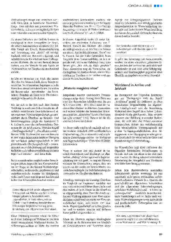 Vorschauseite 2: Weiterleben im Überfluss in der antiken und modernen Welt aus medizinund kulturhistorischer Sicht