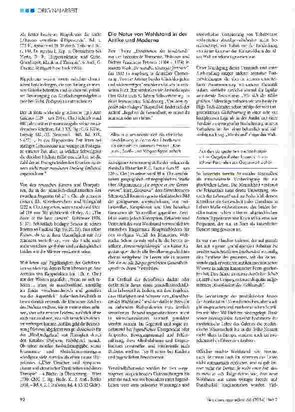 Vorschauseite 5: Weiterleben im Überfluss in der antiken und modernen Welt aus medizinund kulturhistorischer Sicht