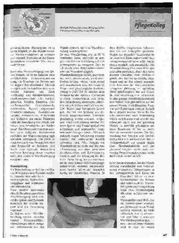 Vorschauseite 2: Wundspülung und Wundreinigung Wundversorgung, Teil 1