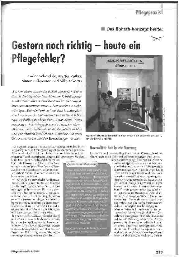 Vorschauseite 1: Gestern noch richtig - heute ein Pflegefehler?