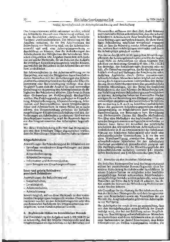 Vorschauseite 3: Der Betriebsbesuch als Instrument der Arbeitsplatzsicherung und -beschaffung