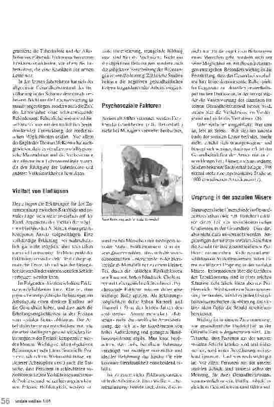 Vorschauseite 3: Soziale Ungleichheit und Gesundheit Gesundheitliche Chancengleichheit muss prioritäres Ziel werden