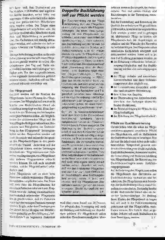 Vorschauseite 2: Qualitätsnormen für alle Pflegedienste Grundsätze und Maßstäbe zur Sicherung der Pflegequalität vor dem Abschluß