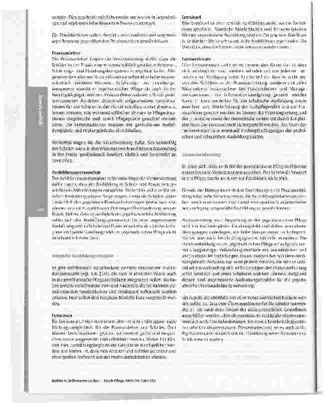 Vorschauseite 5: Reflexionen zu den Anforderungen des neuen deutschen Krankenpflegegesetzes für die psychiatrische PflegeAusgewählte Aspekte zu Inhalten, Strukturen und Verantwortungen