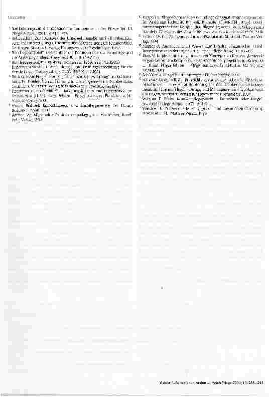 Vorschauseite 6: Reflexionen zu den Anforderungen des neuen deutschen Krankenpflegegesetzes für die psychiatrische PflegeAusgewählte Aspekte zu Inhalten, Strukturen und Verantwortungen