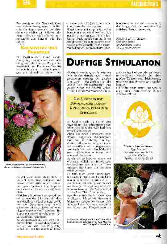 Vorschauseite 5: Die Basale Stimulation Notwendigkeit und Problematik der Integration in die Krankenpflege