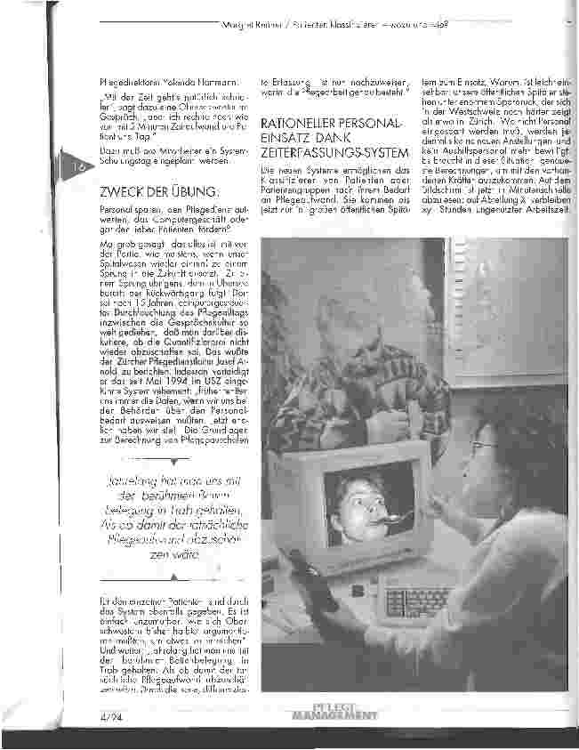 Vorschauseite 2: Patienten klassifizieren - wozu und wie?