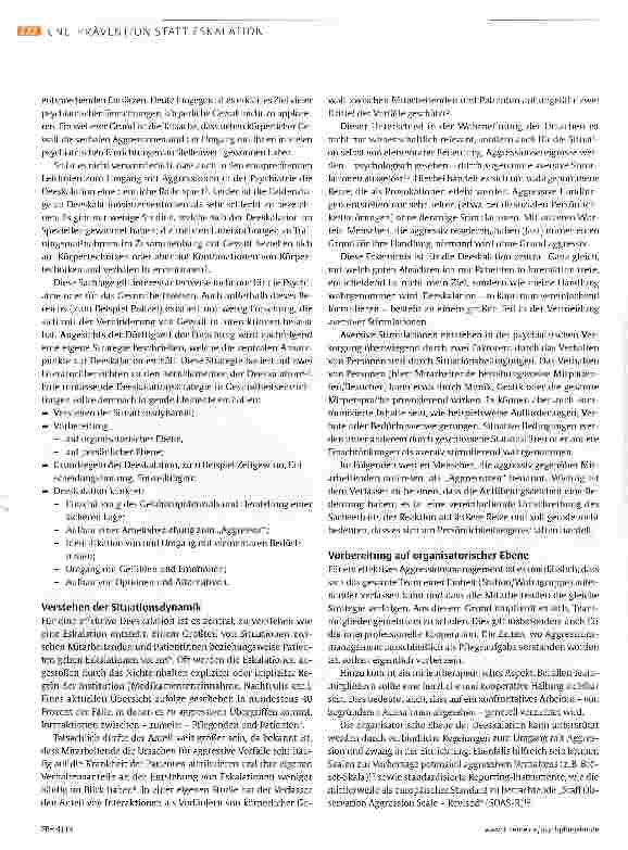 Vorschauseite 2: Deeskalation von Konfliktsituationen