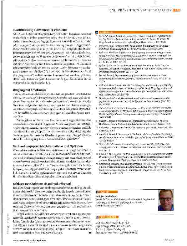 Vorschauseite 5: Deeskalation von Konfliktsituationen