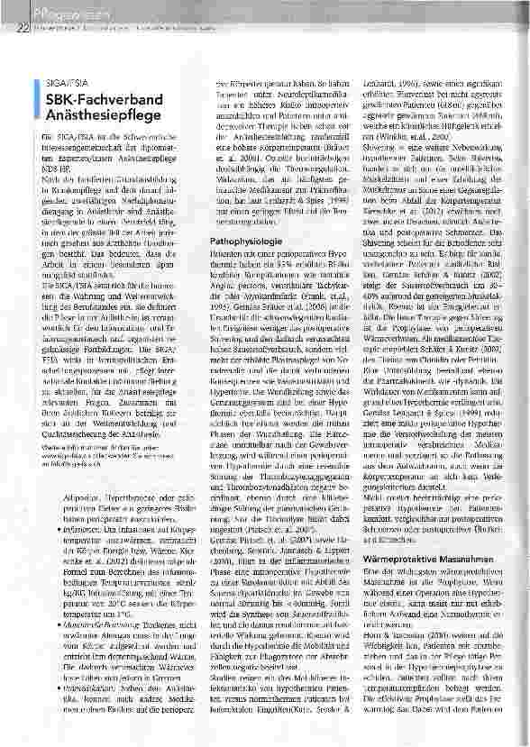 Vorschauseite 3: Hypothermie im perioperativen Setting