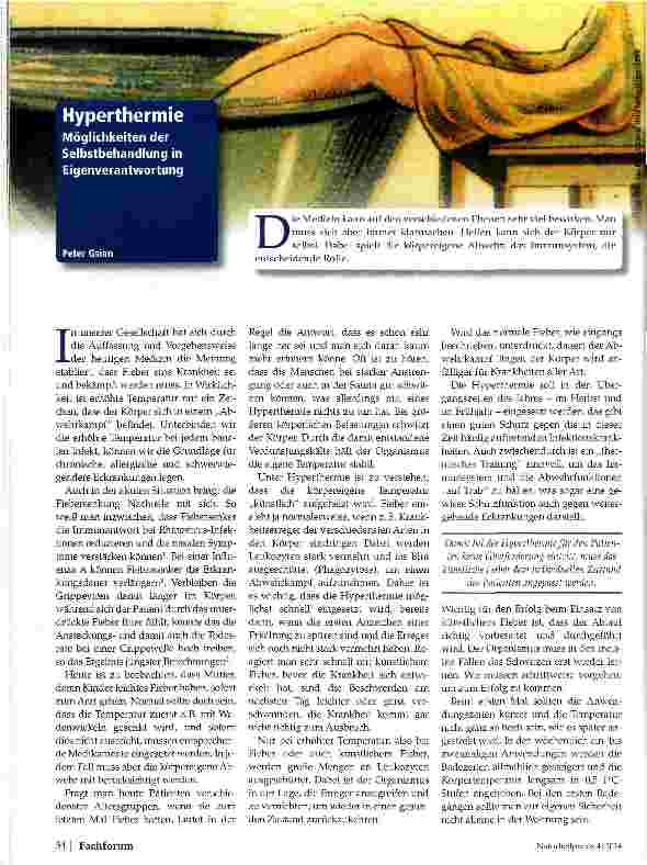 Vorschauseite 1: Hyperthermie