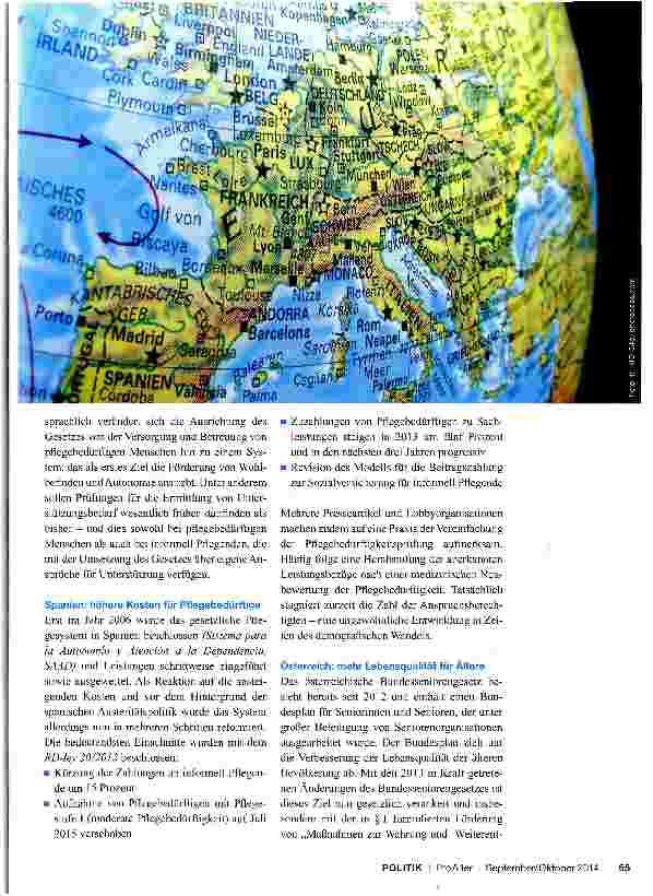 Vorschauseite 2: Was tut sich in der europäischen Seniorenpolitik? Aktuelle Entwicklungenin ausgewählten EU-Mitgliedsstaaten