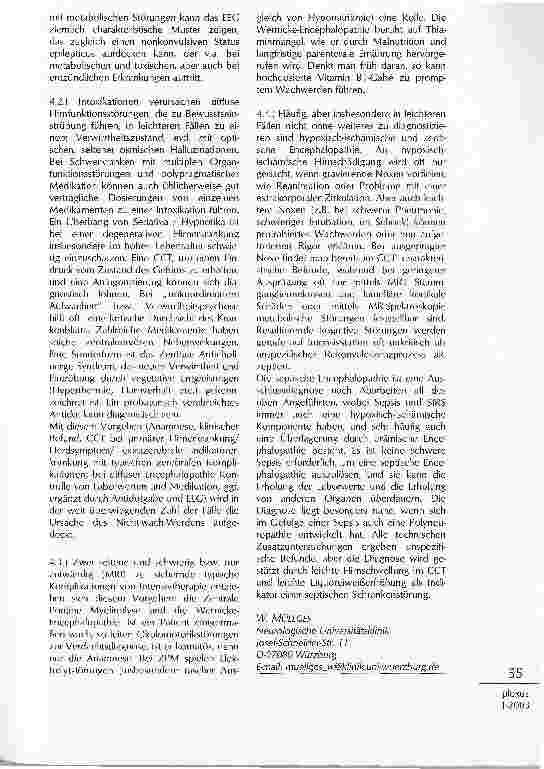 Vorschauseite 2: WAS TUN, WENN DER PATIENT NICHT WACH WIRD?