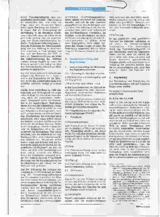 Vorschauseite 2: Sicherung der Patientenautonomie am Ende des Lebens