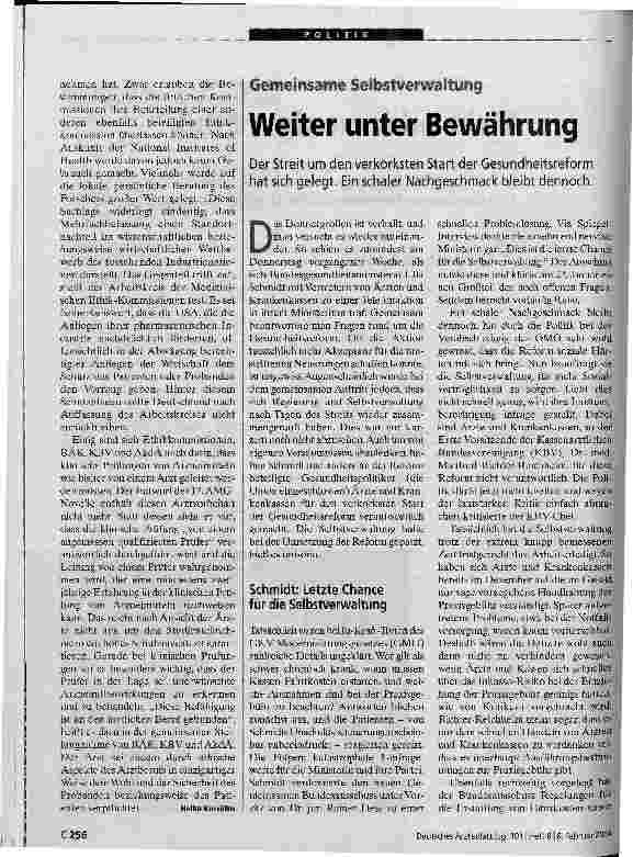 Vorschauseite 2: Mehr oder weniger Ethik? 12. Novelle zum Arzneimittelgesetz