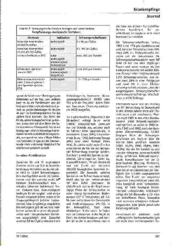 Vorschauseite 3: Reproduktionsmedizin Aktueller Stand und zukünftige Entwicklungen