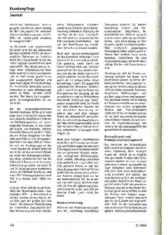 Vorschauseite 5: Reproduktionsmedizin Aktueller Stand und zukünftige Entwicklungen