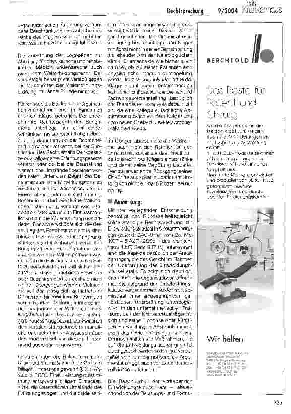 Vorschauseite 2: Rechtsprechung