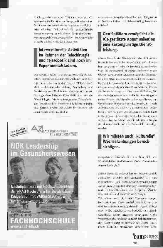 Vorschauseite 2: Die Virtuelle Sprechstunde hat viele Gesichter