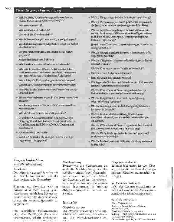 Vorschauseite 2: Das MitarbeitergesprächPartnerschaftlicher Dialog über die Zusammenarbeit
